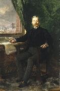 Theobald Chartran Portrait of Washington A. Roebling Sweden oil painting artist